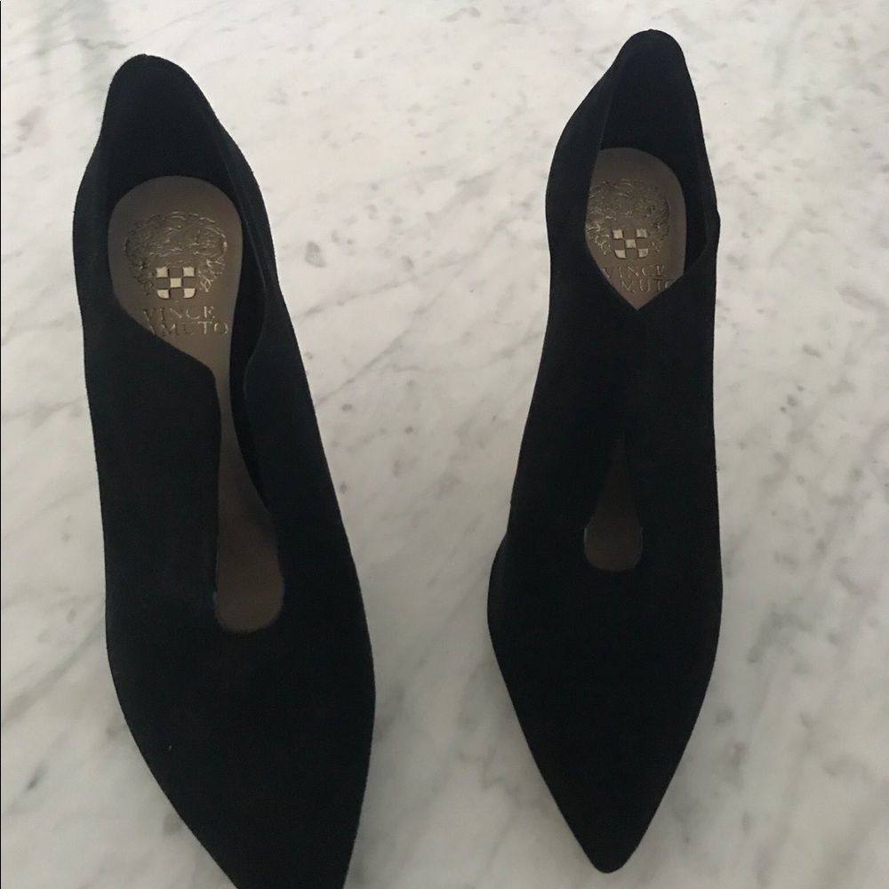 Vince Camuto Metseya Suede Bootie Pump